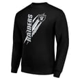 thumbnail image 2 of Men's Starter Black Las Vegas Raiders Color Scratch Team Graphic Fleece Pullover Sweatshirt, 2 of 3