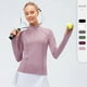 thumbnail image 3 of Ropa deportiva de manga larga para mujer, para yoga, otoño e invierno, para correr, ajustada, adelgazante, suéter deportivo de secado rápido, 3 of 6