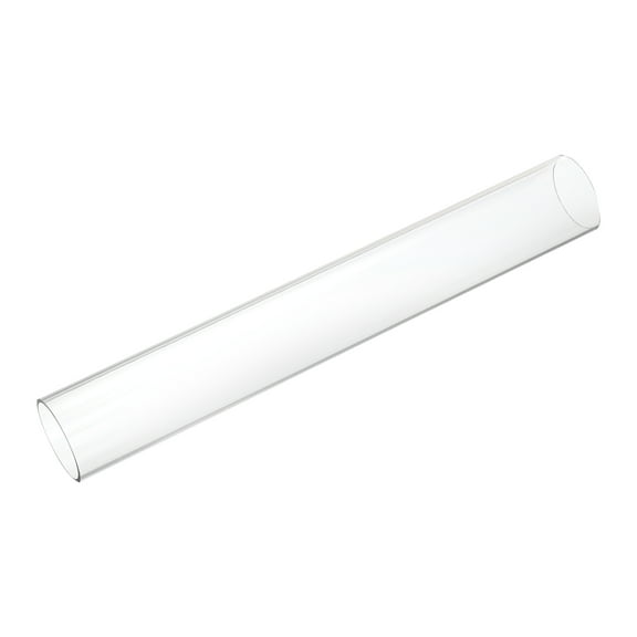 Uxcell Plastic Pipe Rigid Polycarbonate Round Tube Clear 2 1/4"(57mm) ID 2 1/2"(63mm) OD 17"(425mm) for Lighting, Models, Water Plumbing
