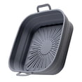 thumbnail image 4 of 2PCS Fryer Silicone Liners Food Grade High Temperature Resistant Raised Edge for Kitchen Tool, Easy to Clean, 3D Drainage Groove, 4 of 8