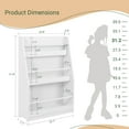 thumbnail image 2 of SoBuy KMB45-W, Children Kids Bookcase Book Shelf Toy Shelf Storage Display Shelf Rack Organizer Holder with 3 Shelves, 2 of 7