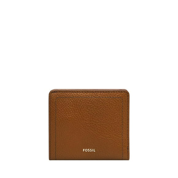 Cartera Fossil Logan, sillín plegable, piel auténtica, RFID