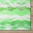 thumbnail image 3 of Addison Rugs Indoor/ Outdoor Surfside Ombre Wave Washable Rug New Green - 8' x 10', 3 of 5