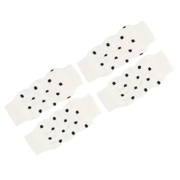 Raindrops 4-Pack Cotton Dog Leg Warmers, Anti- Protective Gear for Pets, Comfortable and Paw Covers for Pet Owners