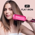thumbnail image 2 of Plancha de pelo Plant Iron Terviiix, plato de cerámica de 5 cm, color rosa, 2 of 9