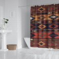 thumbnail image 2 of Boho Multicolor Ethnic Pattern with Geometric Shapes Shower Curtain 72"x84" ,Bathroom Decorative Shower Curtains Set with 12 Hooks,Modern Waterproof Washable Shower Curtain, 2 of 6