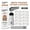 Gray, variant on Seamless Hold Eyebrow Powder, Stamp & Stencil Kit - Waterproof & Long-Lasting Eyebrow Makeup, Brow Stamp Makeup Powder & Eyebrow Stencils & Eyebrow Brush Perfect Brow - 13 Pcs Kit (Medium Brown)