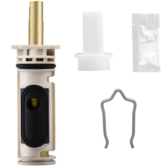1222 Cartridge Kit Compatible with Moen 1222 Replacement Cartridge for One-Handle Posi Temp Shower and Tub, Brass Core