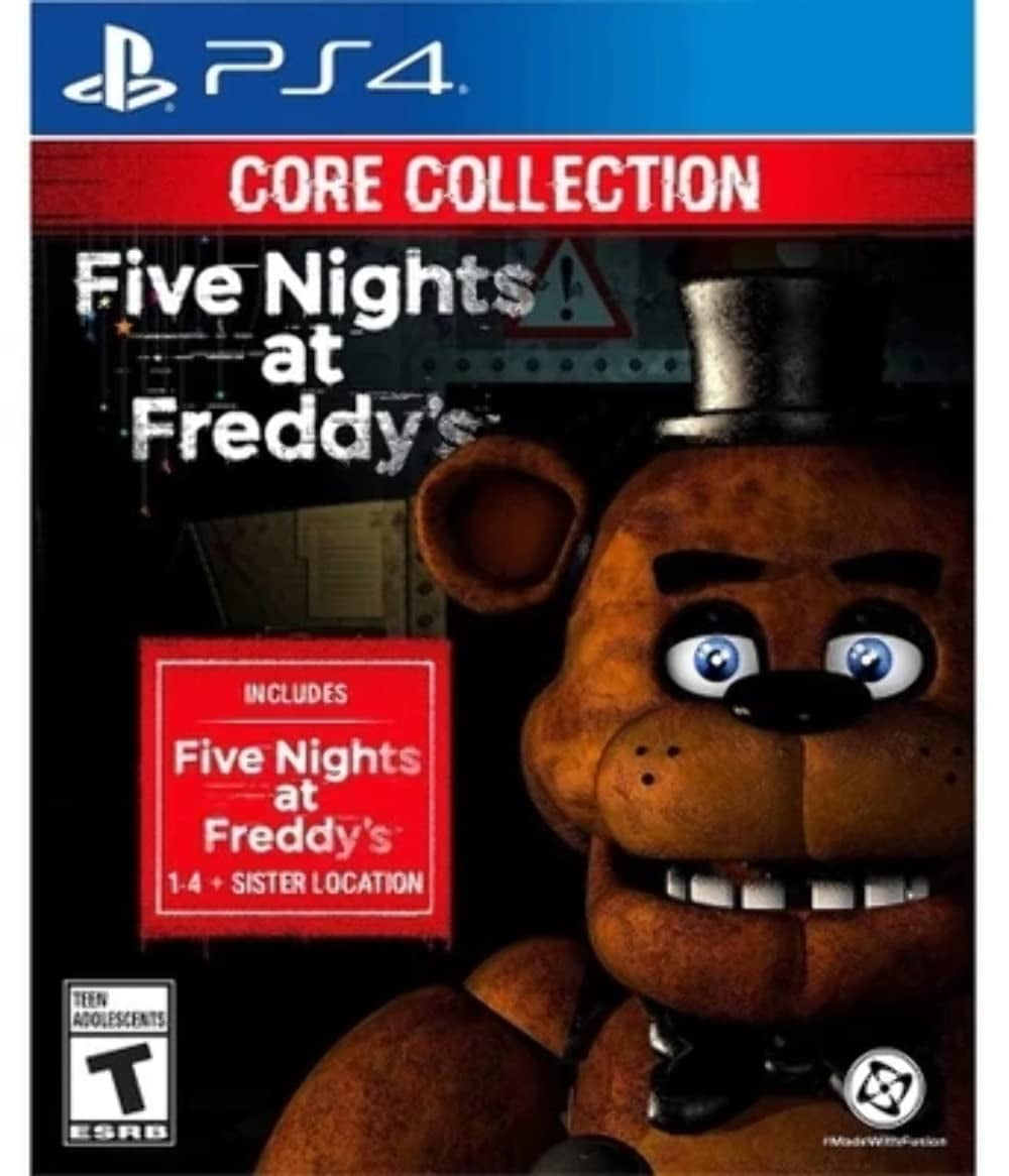 Five Nights at Freddy's: The Core Collection for PlayStation 4, Physical, Horror, 1 Player, Maximum Gaming, Y, 1, 1, 1