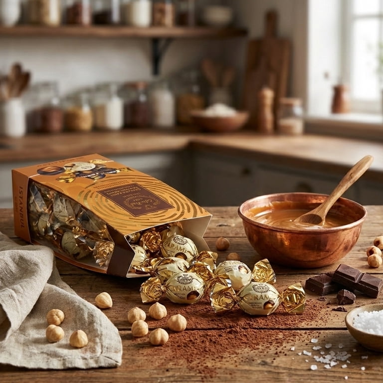 Sekerci Cafer Erol Turkish Milk Chocolate Coated Caramel Candy
