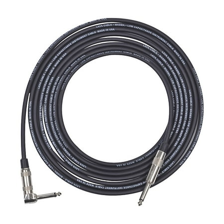 Lava Magma Instrument Cable Straight to Right Angle Black 10 ft.