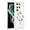 White, variant on Butterfly Plating Bright Color  [Compatible with MagSafe Wireless Charging] TPU Case Compatible with Samsung Galaxy Case (Galaxy S22,White)