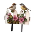 thumbnail image 2 of Letrero 2D con forma de estaca para jardín, decoración de jardín, obra de , accesorios para jardín de hadas, letrero para jardín, placa de pájaro, 2 of 8