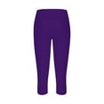 thumbnail image 4 of Purple Womens Sweatpants Leggings for Women 2025 High Waisted Cutout Yoga Lightweight Cozy Cropped Pants Solid Soft Pajams Pants Casual Pants Women, 4 of 5