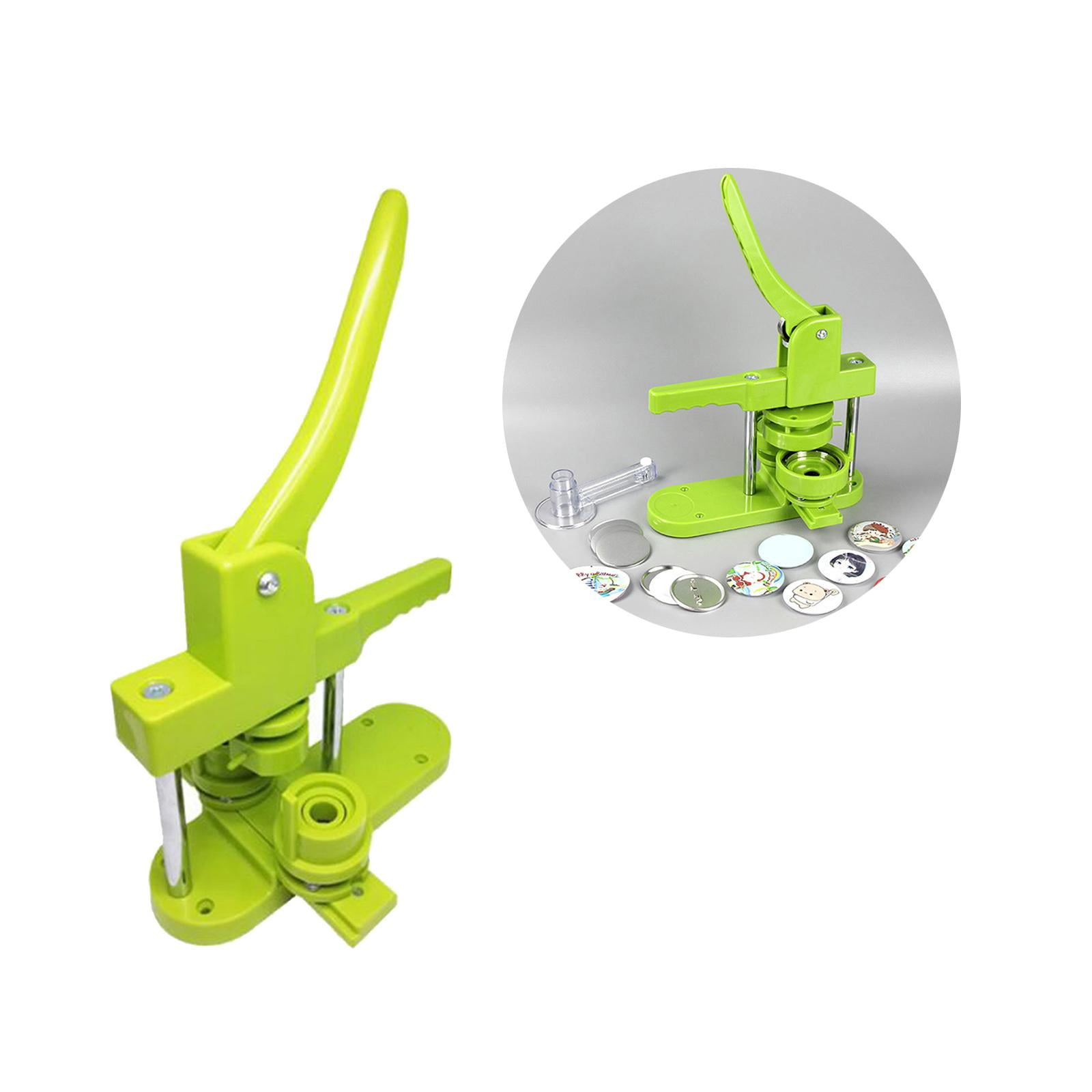 HILABEE Button Maker Machine Model Making Tool Pinback Button Part Keychain Crafting Pin Button Maker Press Machine Punch Press 32mm