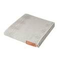 thumbnail image 6 of Beautiful by Drew Barrymore Textured Bath Towel, Soft 100% Cotton, Porcini Taupe, 6 of 6