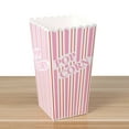 thumbnail image 5 of HLONK 6PCS Plus Size Stripes Popcorn Treat Boxes Paper Popcorn Boxes for Party - Pink, 5 of 5