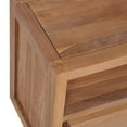 thumbnail image 2 of vidaXL TV Stand Solid Wood Teak with Natural Finish 47.2"x11.8"x15.7", 2 of 10