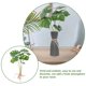 thumbnail image 3 of Moluckfu Planta Artificial Monstera Verde Resistente Y Delicada Para De Escritorio, 3 of 6