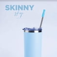thumbnail image 2 of Vasos de Acero Inoxidable - Termo Tumbler de 22oz -660ml | Vaso Termico | Mantiene La Temperatura Entre 8 y 24 Horas - Bebidas Frias y Calientes | Tapa Antiderrame - Ideal Para azul cielo 22oz – 660m NORDAY SKITBLACK, 2 of 4