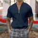 thumbnail image 2 of Shirt Men's Short Sleeved Men's T-shirt Men's Casual Tight European And American TopS, 2 of 5