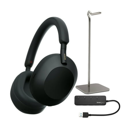 UPC: 0196271645177 | Sony WH-1000XM5 Wireless Noise Canceling Over-Ear Headphones (Black) Bundle