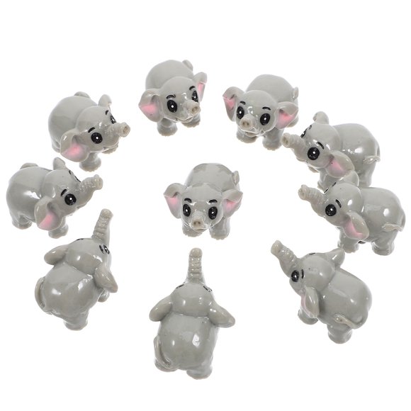 BESTYASH 10Ud De Elefante En Resina Para Decorar Escritorios Y Espacios Interiores