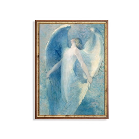 Ethereal Angel Celestial Vintage Portrait Wall Art Decor Unframed Paper Print