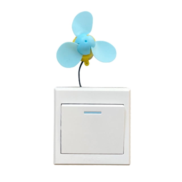 Juguete Montessori Hugo Tablero Ocupado Accesorios de Bricolaje Pequeño Ventilador Eléctrico