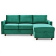 thumbnail image 3 of Glory Furniture Monica G0422B-SC Sectional With Storage , GREEN, 3 of 8