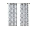thumbnail image 2 of VCNY Home Caldwell 2-Piece Blue Trellis Light-Filtering Polyester Window Curtain Set, 38" x 63", 2 of 5