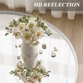 thumbnail image 5 of GODCHAR 48 inch Round Wall Mirror, Brushed Aluminum Frame Shatterproof Vanity Mirror, 5 of 7