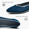 thumbnail image 3 of LANCROP Women's Slip-On Knit Ballet Flats, Flexible Breathable Casual Dress Shoes, 3 of 9