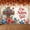 2A-180X110cm, variant on Red White Blue Patriotic Religious Display Floral Embellished Christian Patriotic Backdrop Wooden Cross Star Patterned One Nation Under God Banner for 4th of July Celebrations, Church Events, Home