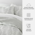 thumbnail image 5 of Ultra Soft Lightweight Quilt Sets in Classic Damask Light Gray for King/Cal-King Bedding by Comfort Canopy, 5 of 16