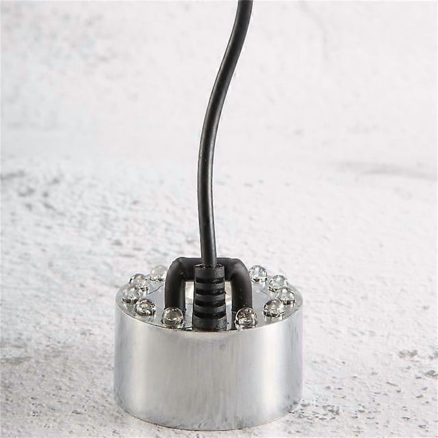 Mini Mist Maker, 12 LED Mister Fogger Water Fountain Pond Fog Machine