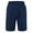 Navy, variant on AHTJRT Men's Textured Casual Shorts with Elastic Waist Comfortable Everyday Shorts Navy S