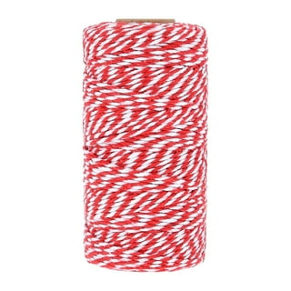 Dengmore Sales Raffia String 20m Raffia Ribbon for Wrapping Packing  Birthday Gift Hamper and Box Watermelon Red 