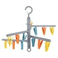 thumbnail image 5 of Raindrops Convenient Drying Hanger Clothes Rack PP Rotatable Family Dormitory Use 1Pack, 5 of 8