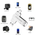 thumbnail image 4 of USB 3.0 Flash Drive 2TB(2000GB) – 2-in-1 OTG USB-C & USB-A Thumb Drive for Android Smartphones, Tablets, PCs & MacBook-Prterewy, 4 of 5