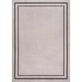 thumbnail image 2 of JONATHAN Y WASHABLE 3 x 5 Area Rug, Sloane 2-Stripe Border Washable - Light Purple/Dark Purple, WSH125D-3, 2 of 7