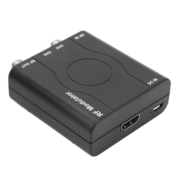 RF Modulator, HDM61 Stable Plug and Play Durable HD Multimedia Interface RF Modulator Support NTSC Format Output for Home