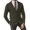 ArmyGreen, variant on UKAP Men Blazer Long Sleeve Cardigan Jackets Single-breasted Business Jacket Casual Office Outwear Navy Blue M