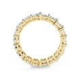 thumbnail image 4 of Emerald & Oval Shape Lab Grown Diamond Jayla Eternity Ring For Women | 5 Carat IGI Certified 14K Yellow Gold | FG-VS Quality Friendly Diamonds Eternity Ring Size 5.5, 4 of 4