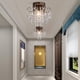 thumbnail image 3 of Lámpara de techo Q&S Crystal Flush Mount Dia24 cm, color negro, 3 of 7