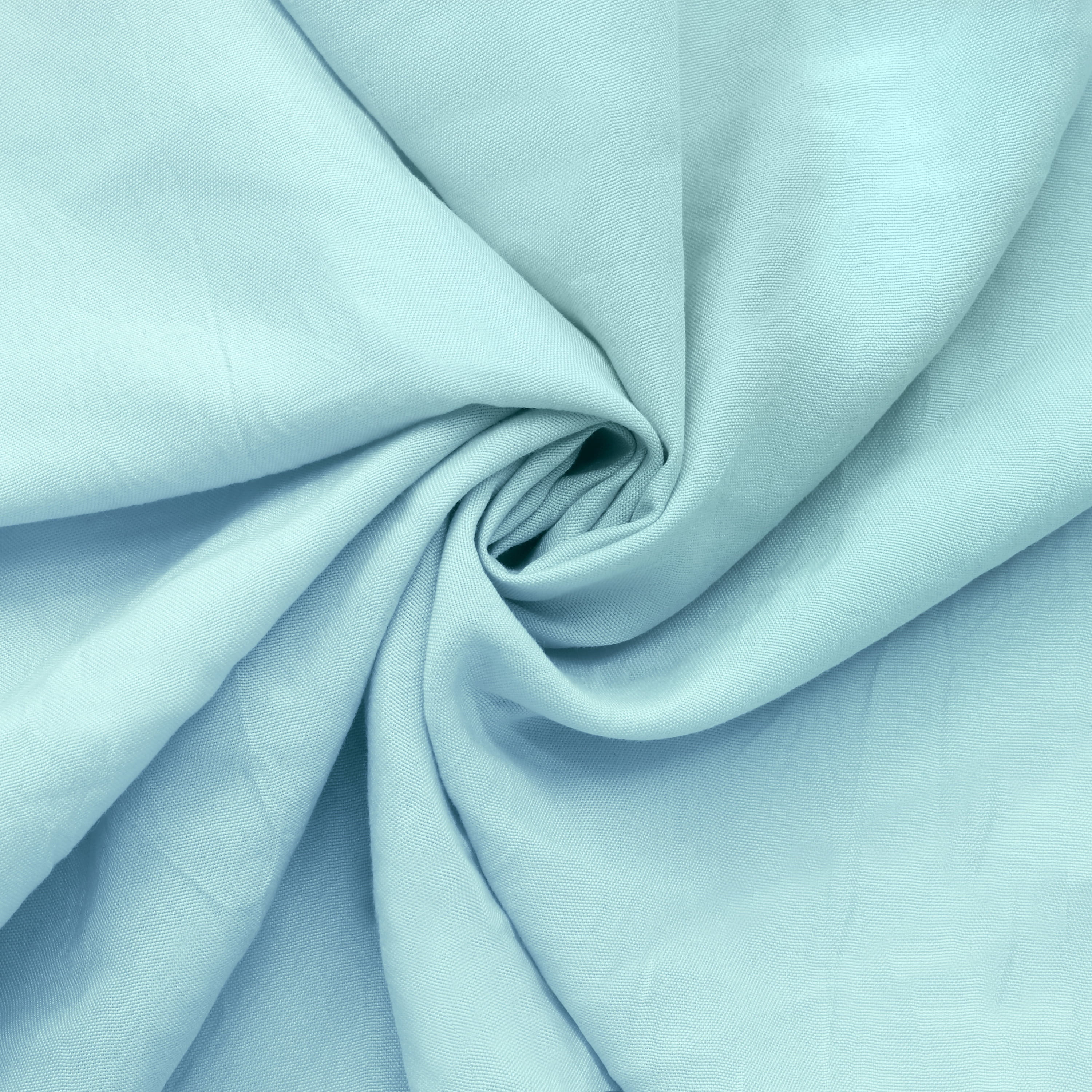 Hannah Crinkle Textured Microfiber Curtain Panel 52" x 84" in Sky Blue