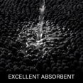 thumbnail image 4 of Alfombra de baño LOCHAS Luxury Shaggy de 60 x 90 cm, color negro, 4 of 7