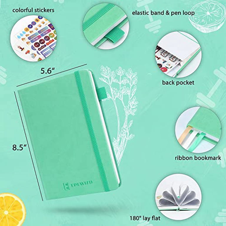 A5 Health Goal Planner EPEWIZD Food & Fitness Journal - Hardcover ...