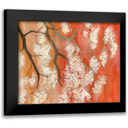 Lam, Vanna 14x12 Black Modern Framed Museum Art Print Titled - Mandarin Mist II