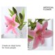thumbnail image 4 of Flores artificiales de Gardenne, flores de seda falsas, ramas artificiales con tallo, hojas verdes, arreglos florales para bodas, fiestas, decoración de jardín interior y exterior., 4 of 8